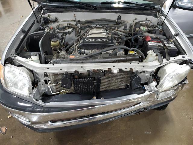 5TBBT44162S289386 - 2002 TOYOTA TUNDRA ACCESS CAB ვერცხლისფერი ფოტო 11