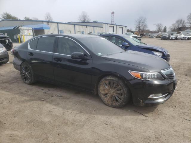 JH4KC1F94HC001009 - 2017 ACURA RLX ADVANCE BLACK photo 4
