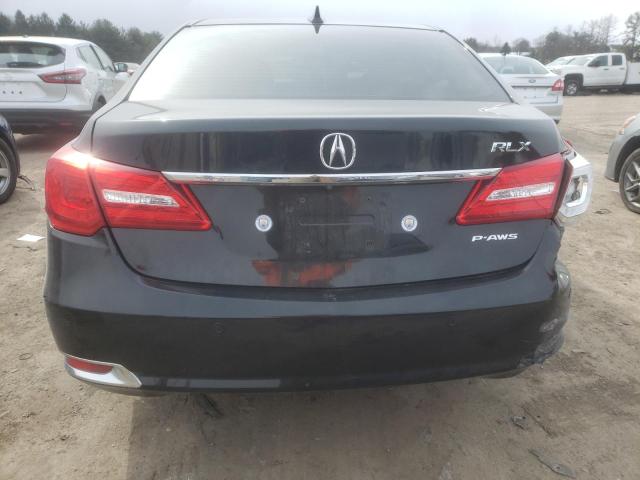 JH4KC1F94HC001009 - 2017 ACURA RLX ADVANCE BLACK photo 6
