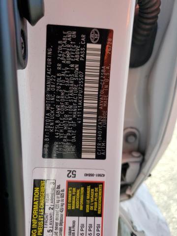 4T1T11AKXPU725507 - 2023 TOYOTA CAMRY SE NIGHT SHADE WHITE photo 12