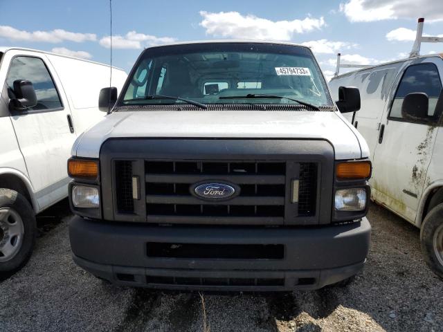 1FTNE1EW5CDA11339 - 2012 FORD ECONOLINE E150 VAN WHITE photo 5