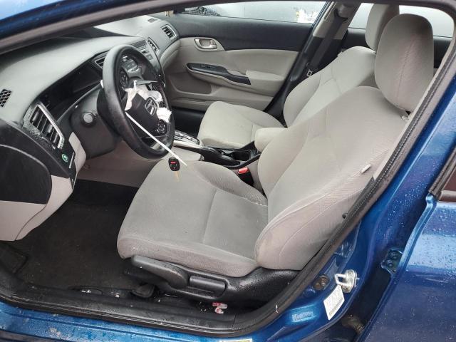 2HGFB2F50DH527980 - 2013 HONDA CIVIC LX BLUE photo 7