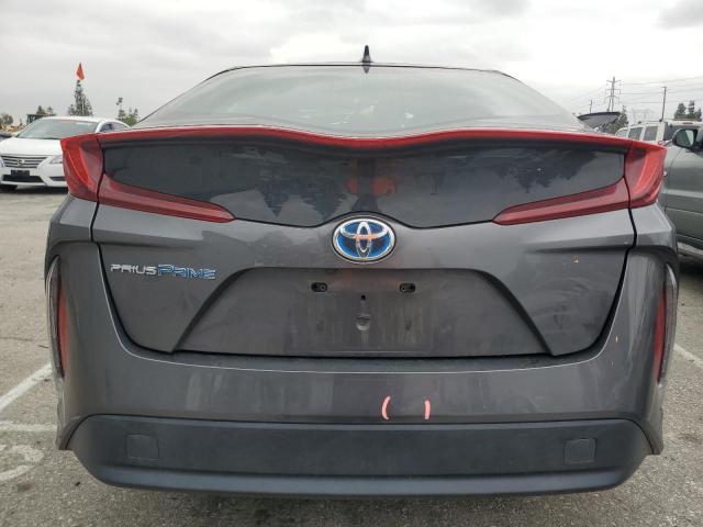 JTDKARFP4J3098254 - 2018 TOYOTA PRIUS PRIM ნაცრისფერი ფოტო 6