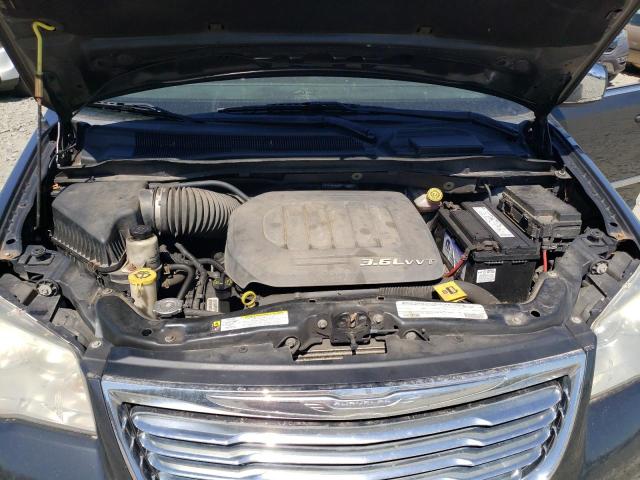 2A4RR8DG5BR683982 - 2011 CHRYSLER TOWN & COU TOURING L CHARCOAL photo 12