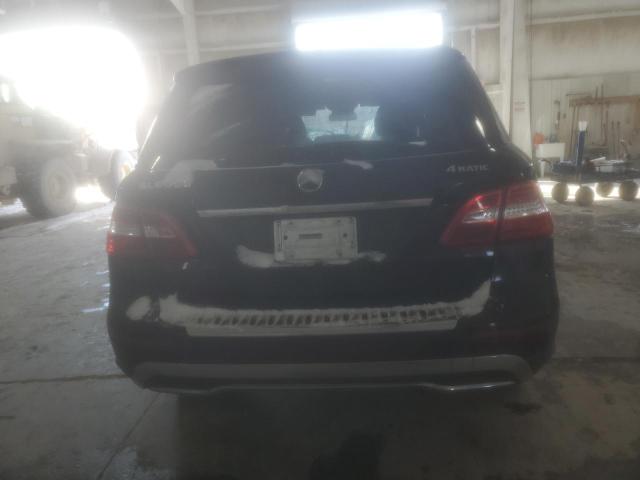 4JGDA5HB6CA031975 - 2012 MERCEDES-BENZ ML 350 4MATIC BLACK photo 6