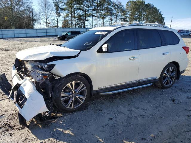 5N1DR2DN4LC621670 - 2020 NISSAN PATHFINDER PLATINUM WHITE photo 1