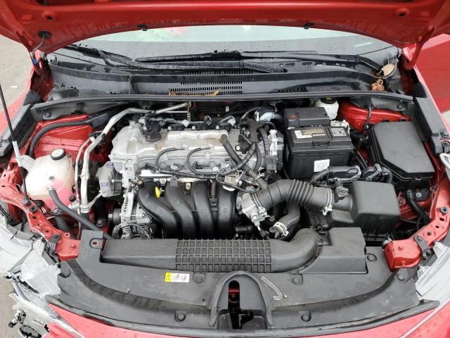 5YFEPMAE6MP178512 - 2021 TOYOTA COROLLA LE RED photo 11