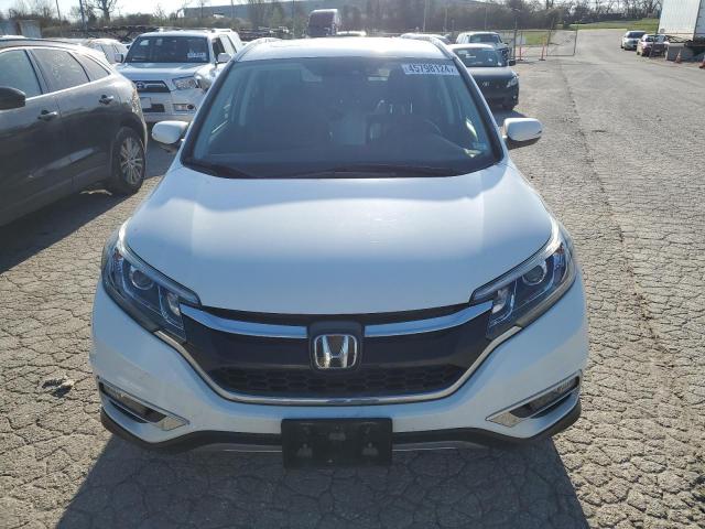 5J6RM4H96FL068598 - 2015 HONDA CR-V TOURING WHITE photo 5