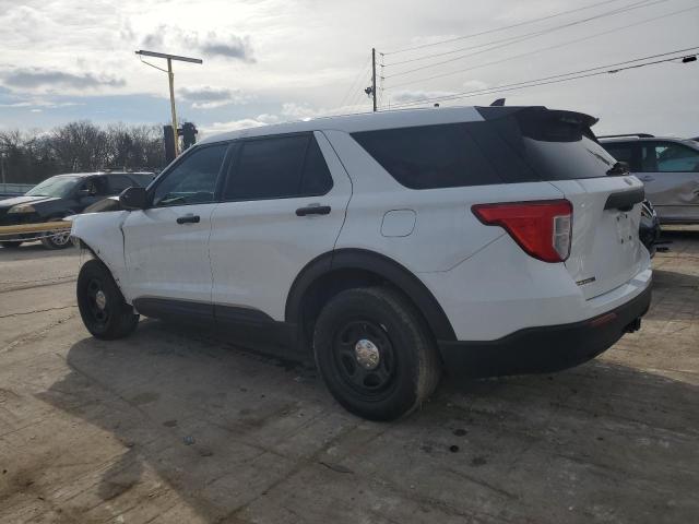 1FM5K8AB1NGB30040 - 2022 FORD EXPLORER POLICE INTERCEPTOR თეთრი ფოტო 2