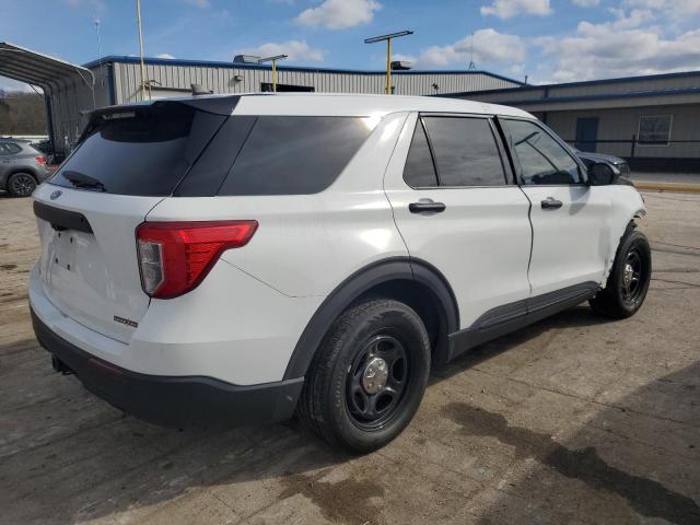 1FM5K8AB1NGB30040 - 2022 FORD EXPLORER POLICE INTERCEPTOR WHITE photo 3