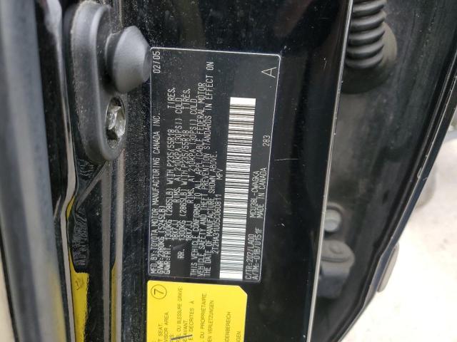 2T2HA31U05C060811 - 2005 LEXUS RX 330 BLACK photo 13