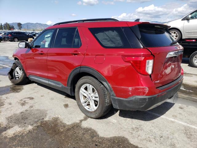 1FMSK7DH0PGA49045 - 2023 FORD EXPLORER XLT RED photo 2