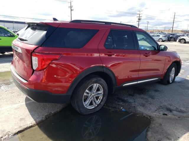 1FMSK7DH0PGA49045 - 2023 FORD EXPLORER XLT RED photo 3