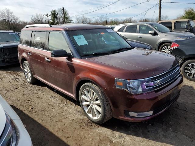 2FMHK6C88GBA17960 - 2016 FORD FLEX SEL BURGUNDY photo 4