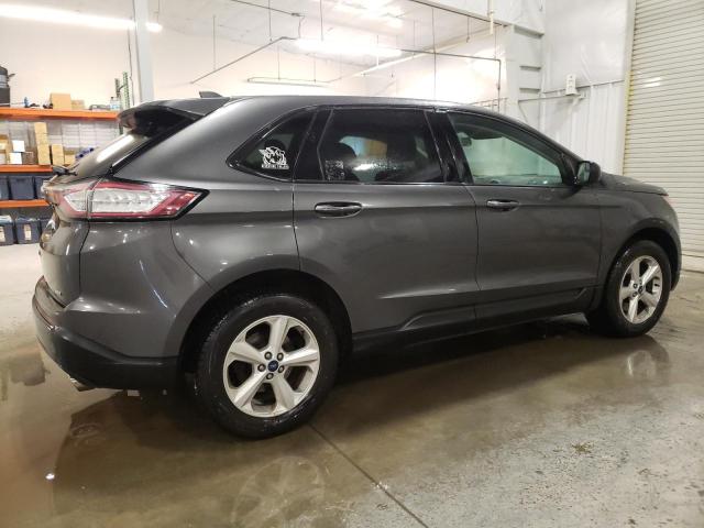 2FMPK4G93GBC52480 - 2016 FORD EDGE SE GRAY photo 3