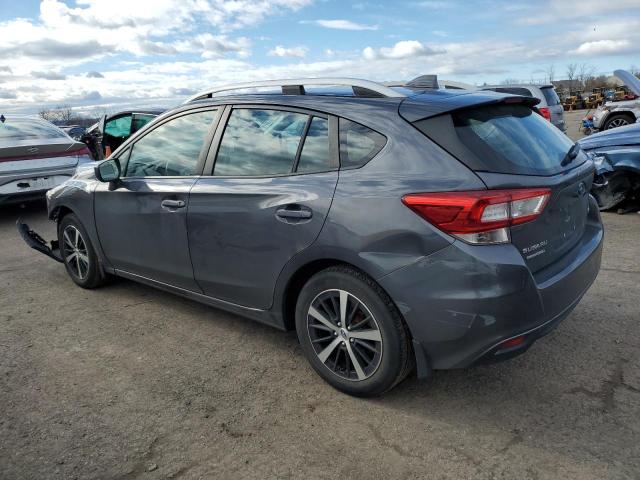 4S3GTAC62K3761352 - 2019 SUBARU IMPREZA PREMIUM GRAY photo 2