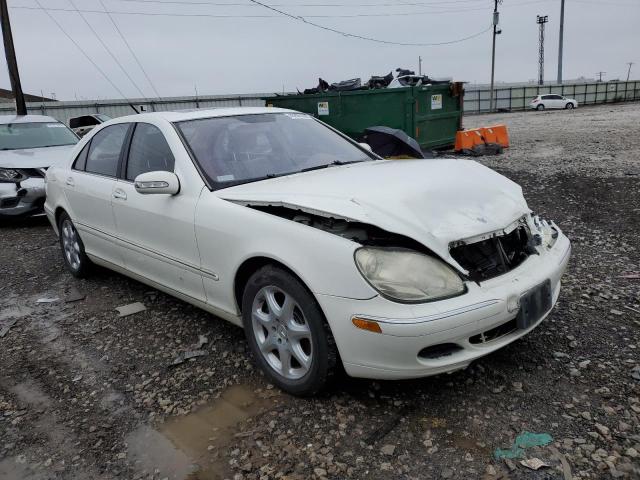 WDBNG83J65A454614 - 2005 MERCEDES-BENZ S 430 4MATIC WHITE photo 4