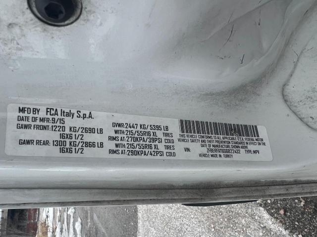 ZFBERFAT6G6B22432 - 2016 RAM PROMASTER 白色 照片 10