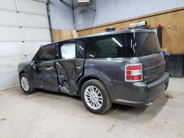 2FMHK6C80JBA18494 - 2018 FORD FLEX SEL GRAY photo 2