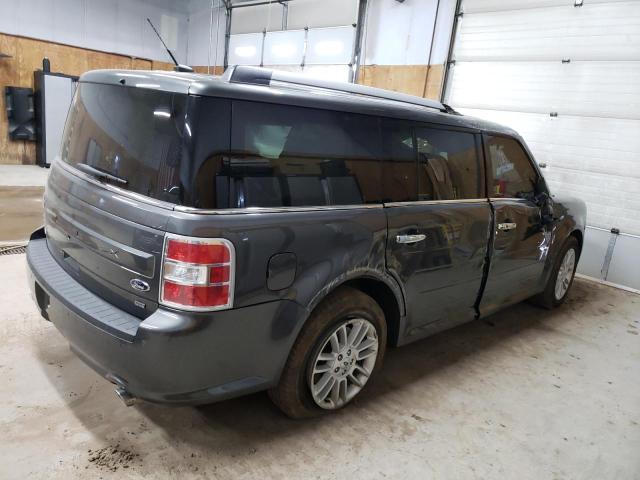 2FMHK6C80JBA18494 - 2018 FORD FLEX SEL GRAY photo 3