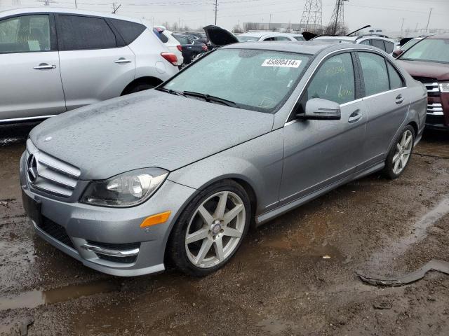 WDDGF8BBXCA711123 - 2012 MERCEDES-BENZ C 300 4MATIC GRAY photo 1