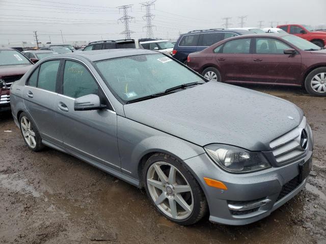 WDDGF8BBXCA711123 - 2012 MERCEDES-BENZ C 300 4MATIC GRAY photo 4