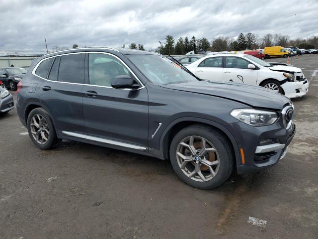 5UXTY5C08M9D92324 - 2021 BMW X3 XDRIVE30I BLACK photo 4