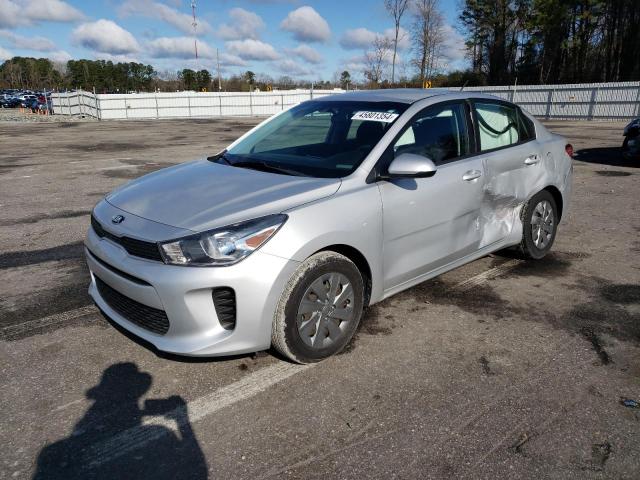 3KPA24AD7LE336070 - 2020 KIA RIO LX SILVER photo 1