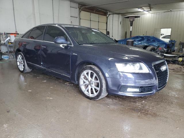 WAUFGAFB2BN013761 - 2011 AUDI A6 PREMIUM PLUS BLUE photo 4