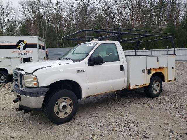 1FTNF21585EB30189 - 2005 FORD F250 SUPER DUTY WHITE photo 2