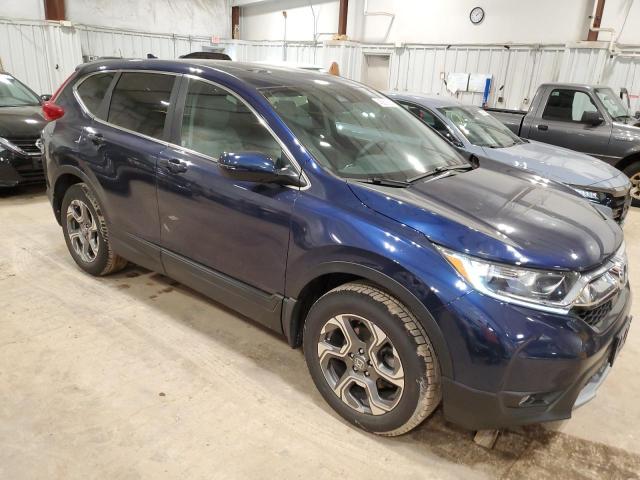 5J6RW2H51KL012767 - 2019 HONDA CR-V EX BLUE photo 4