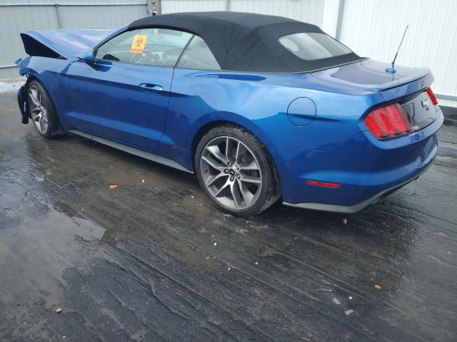 1FATP8UHXH5343880 - 2017 FORD MUSTANG BLUE photo 2