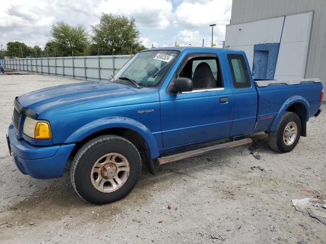 1FTYR44U92PA70216 - 2002 FORD RANGER SUPER CAB BLUE photo 1