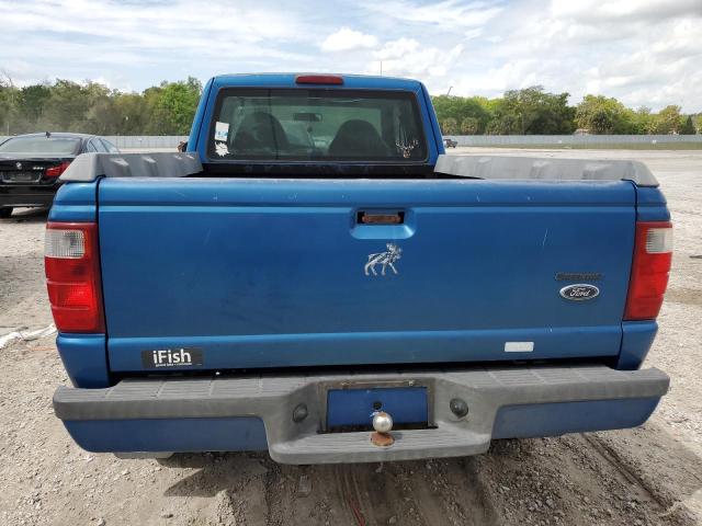 1FTYR44U92PA70216 - 2002 FORD RANGER SUPER CAB BLUE photo 6