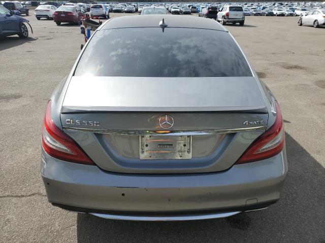 WDDLJ9BB8FA157362 - 2015 MERCEDES-BENZ CLS 550 4MATIC GRAY photo 6