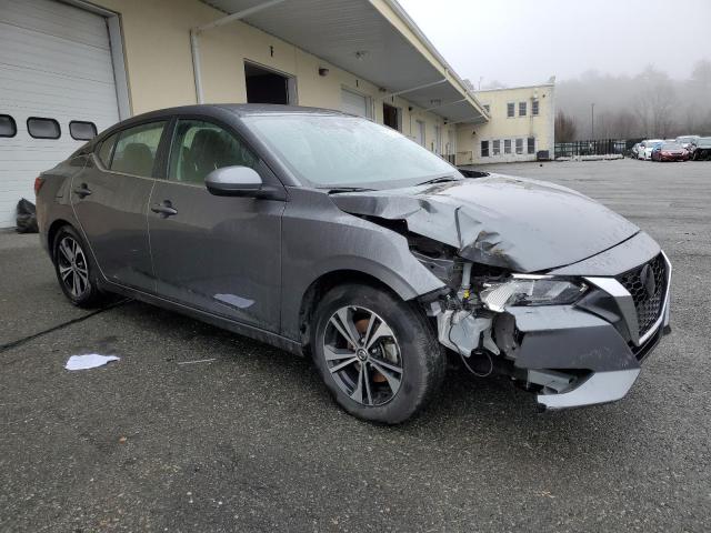 3N1AB8CV1NY290589 - 2022 NISSAN SENTRA SV GRAY photo 4