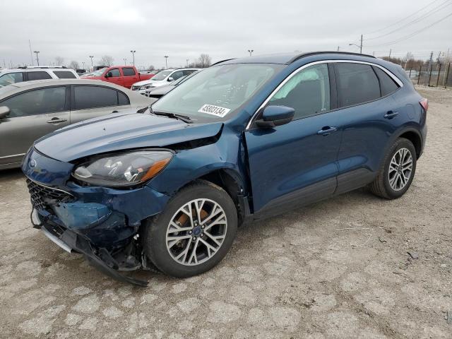 1FMCU0H69LUA73211 - 2020 FORD ESCAPE SEL BLUE photo 1