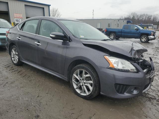 3N1AB7AP9FY359206 - 2015 NISSAN SENTRA S GRAY photo 4