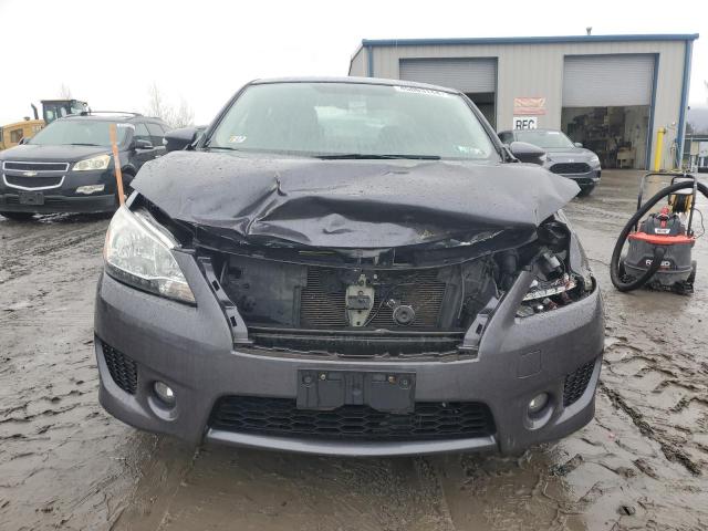 3N1AB7AP9FY359206 - 2015 NISSAN SENTRA S GRAY photo 5