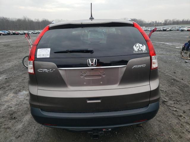 5J6RM4H79CL010589 - 2012 HONDA CR-V EXL GRAY photo 6