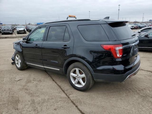 1FM5K8DH6GGB59486 - 2016 FORD EXPLORER XLT BLACK photo 2