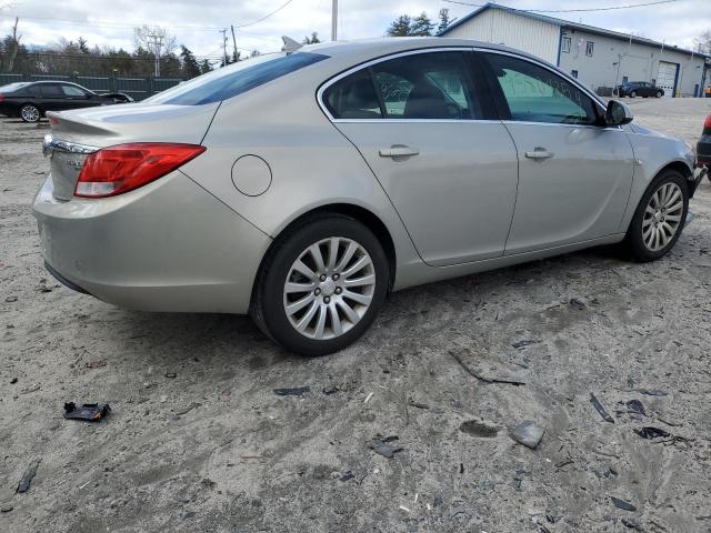 W04GP5EC3B1095655 - 2011 BUICK REGAL CXL BEIGE photo 3