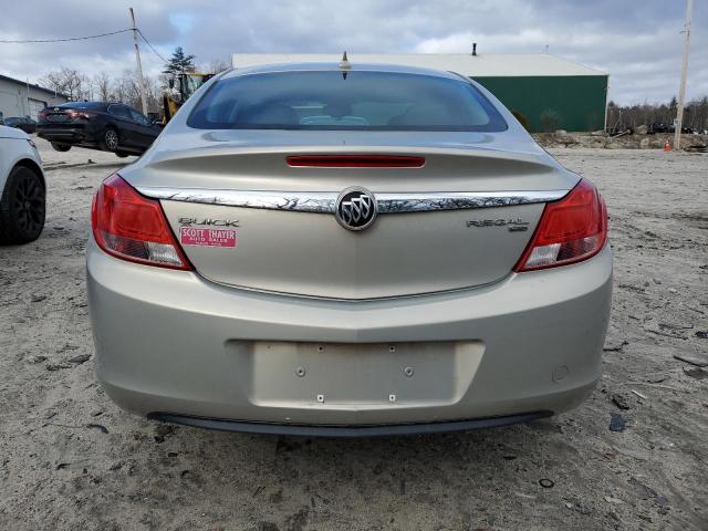 W04GP5EC3B1095655 - 2011 BUICK REGAL CXL BEIGE photo 6