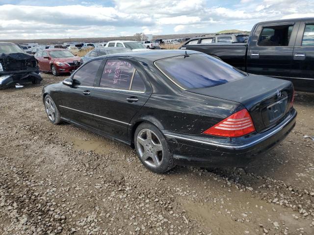 WDBNG70J95A456713 - 2005 MERCEDES-BENZ S 430 BLACK photo 2