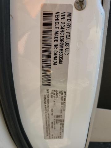 2C4RC1BG2MR533588 - 2021 CHRYSLER PACIFICA TOURING L WHITE photo 14