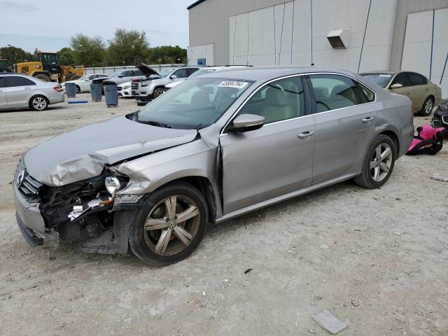 1VWBH7A35CC034664 - 2012 VOLKSWAGEN PASSAT SE SILVER photo 1