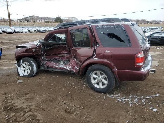 JN8DR09Y54W906202 - 2004 NISSAN PATHFINDER LE 栗色 照片 2