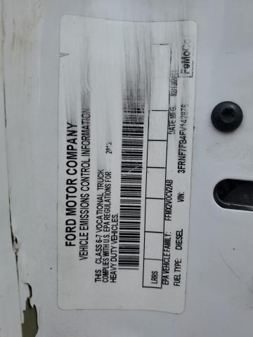 3FRNF7FB4FV142876 - 2015 FORD F750 SUPER DUTY WHITE photo 10