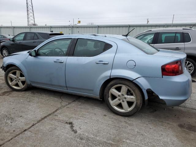 1C3CDZABXDN644432 - 2013 DODGE AVENGER SE BLUE photo 2