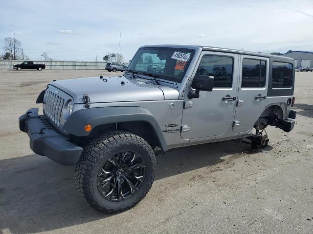 1C4BJWDG6HL749332 - 2017 JEEP WRANGLER U SPORT SILVER photo 1